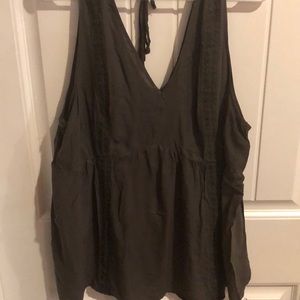 Forest green tank from torrid